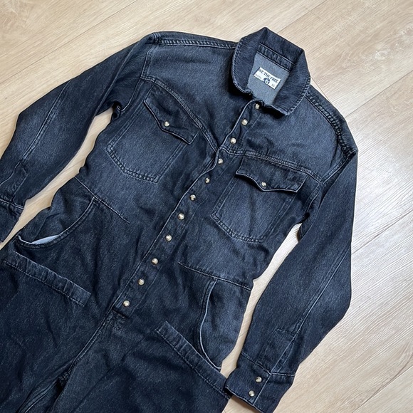 Free People X Care Fp Townes Coverall Jumpsuit, SIZE XS 0858 - Picture 7 of 11